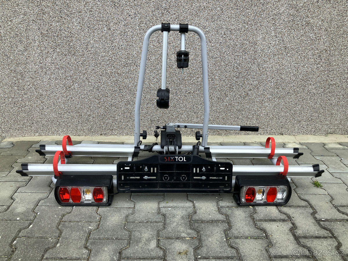 Nosič kol na tažné zařízení pro 2 elektrokola SIXTOL