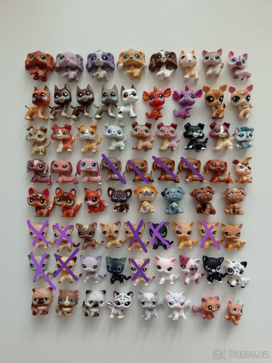 Lps littlest petshop zvířatka sběratelské ze starých edicí