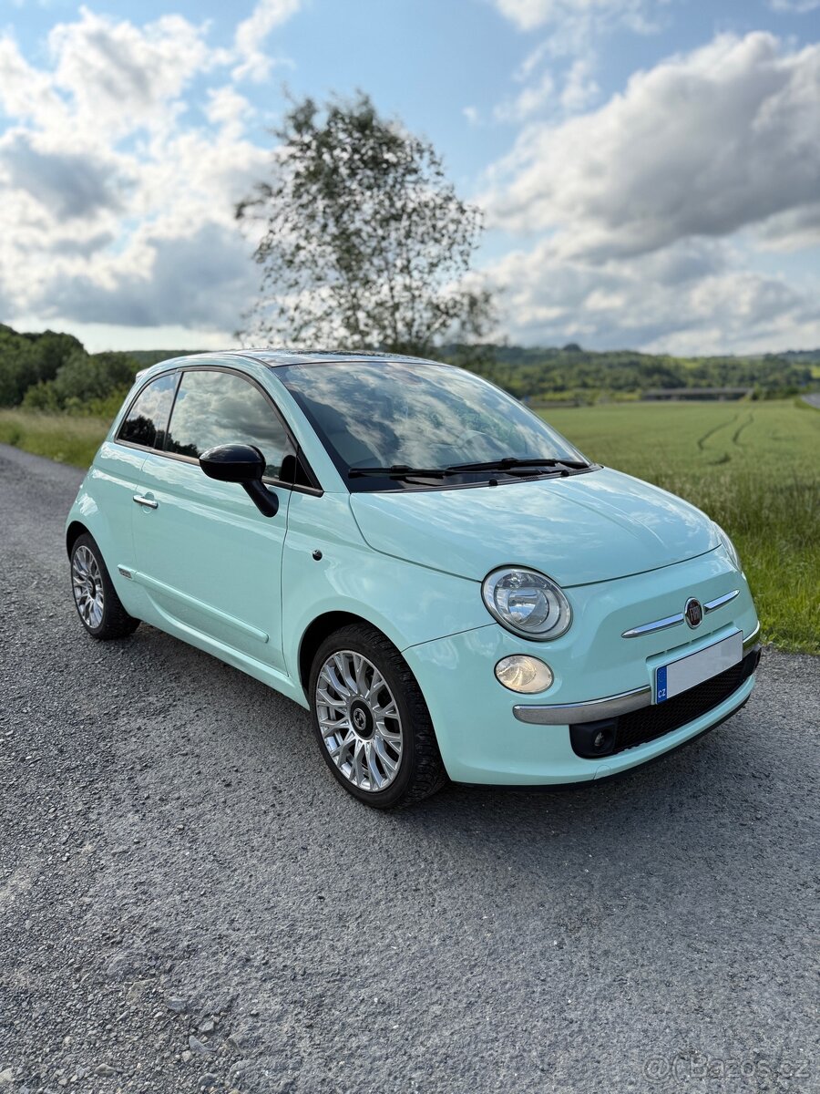 Fiat 500 1.4, nájezd 96t, 74kw, 2010