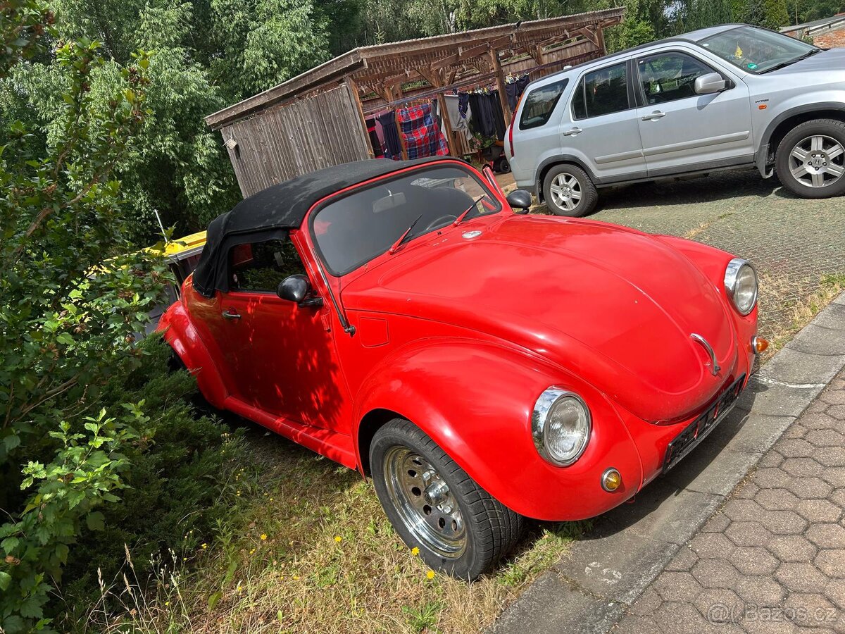 VW Brouk Speedster cabrio obsah 1570 rok 1972