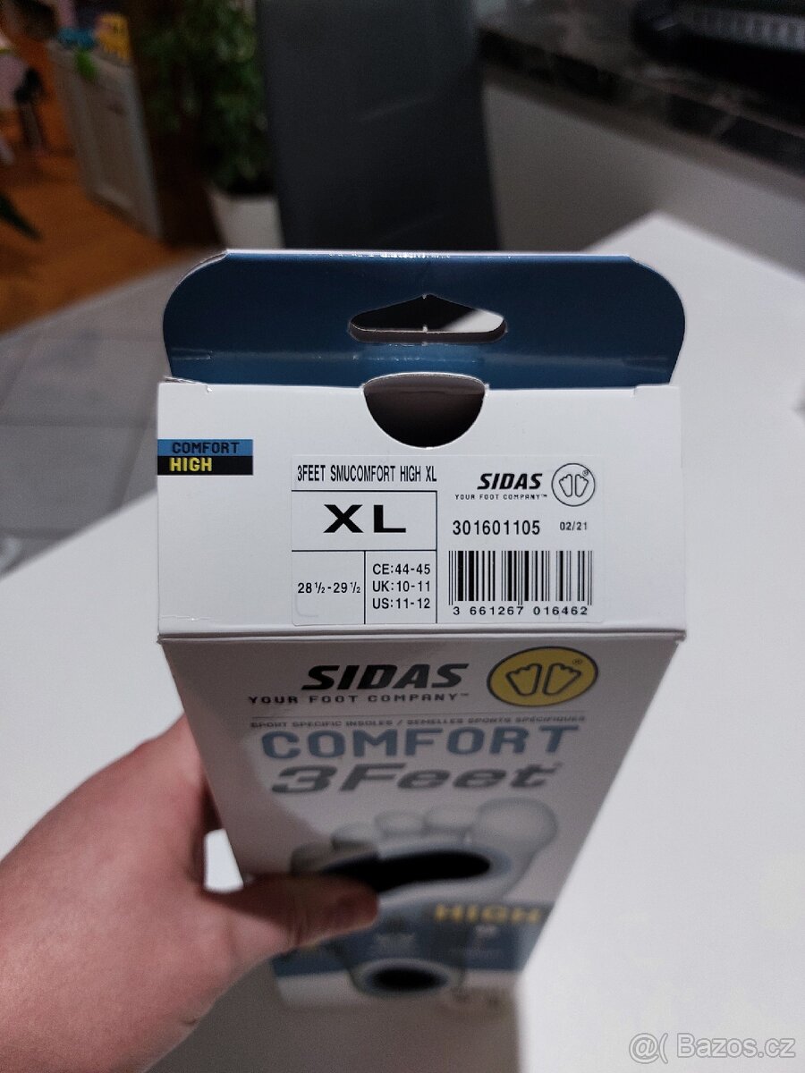 Sidas 3Feet Comfort High Arch XL