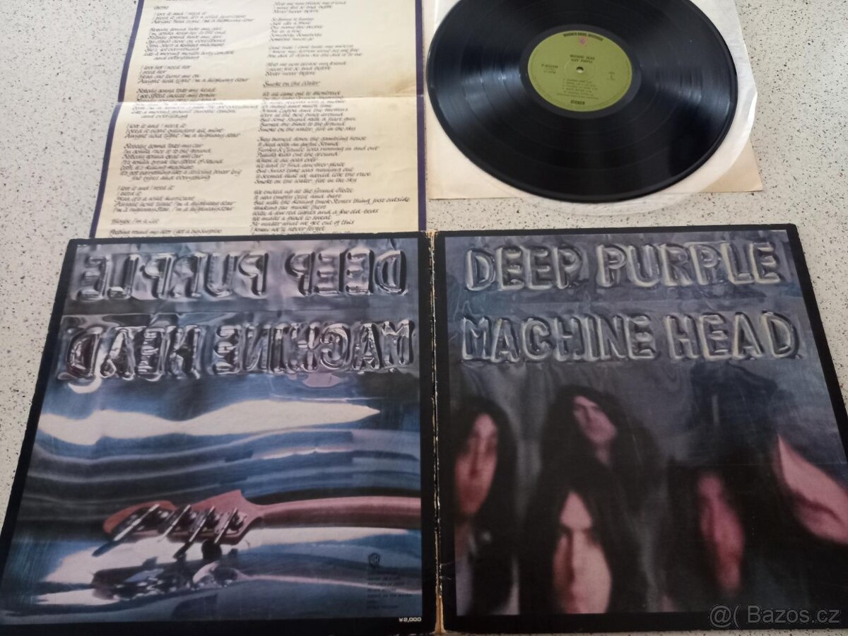 DEEP PURPLE “Machine Head ” /WB 1972/ +priloha/texty roz