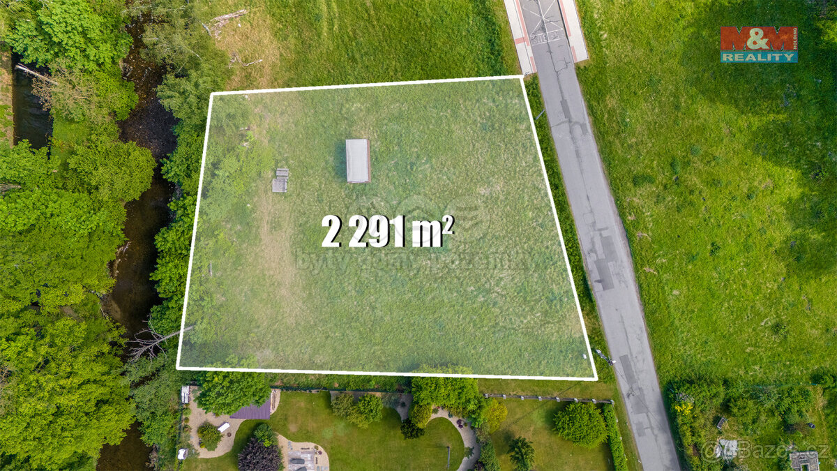 Prodej pozemku, 2291 m², Hrádek nad Nisou
