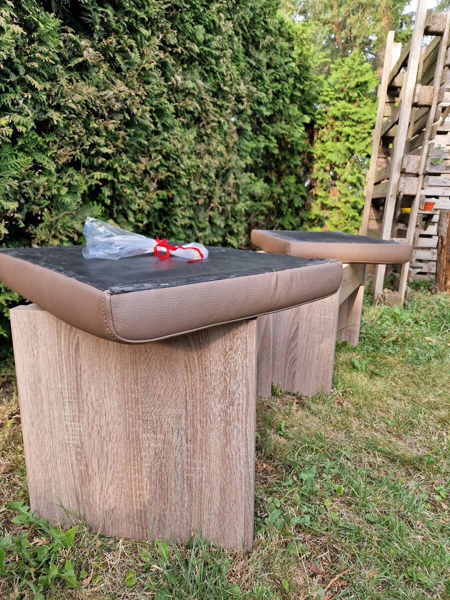 Taburet Elinor (Dub truffel, hneda)