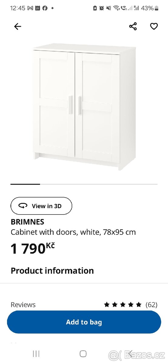 Skrin brimnes ikea