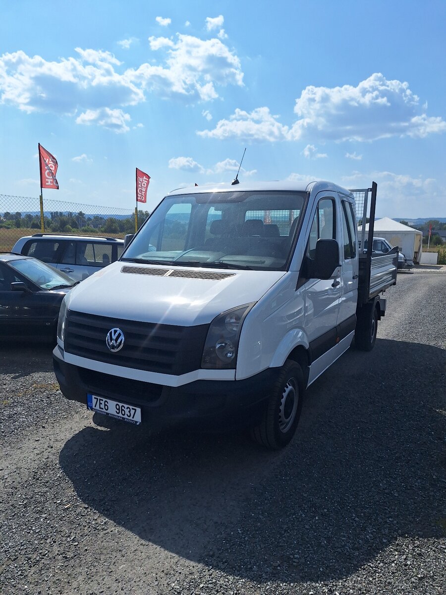 Volkswagen Crafter 2.0TDi 80Kw 7MÍST Odpočet DPH Sklápěč