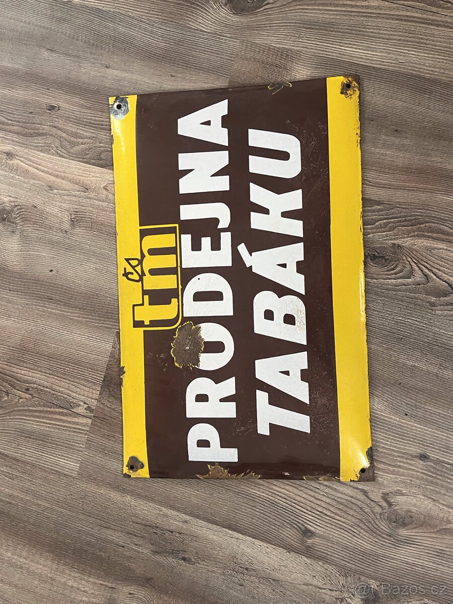 Smaltovaná cedule