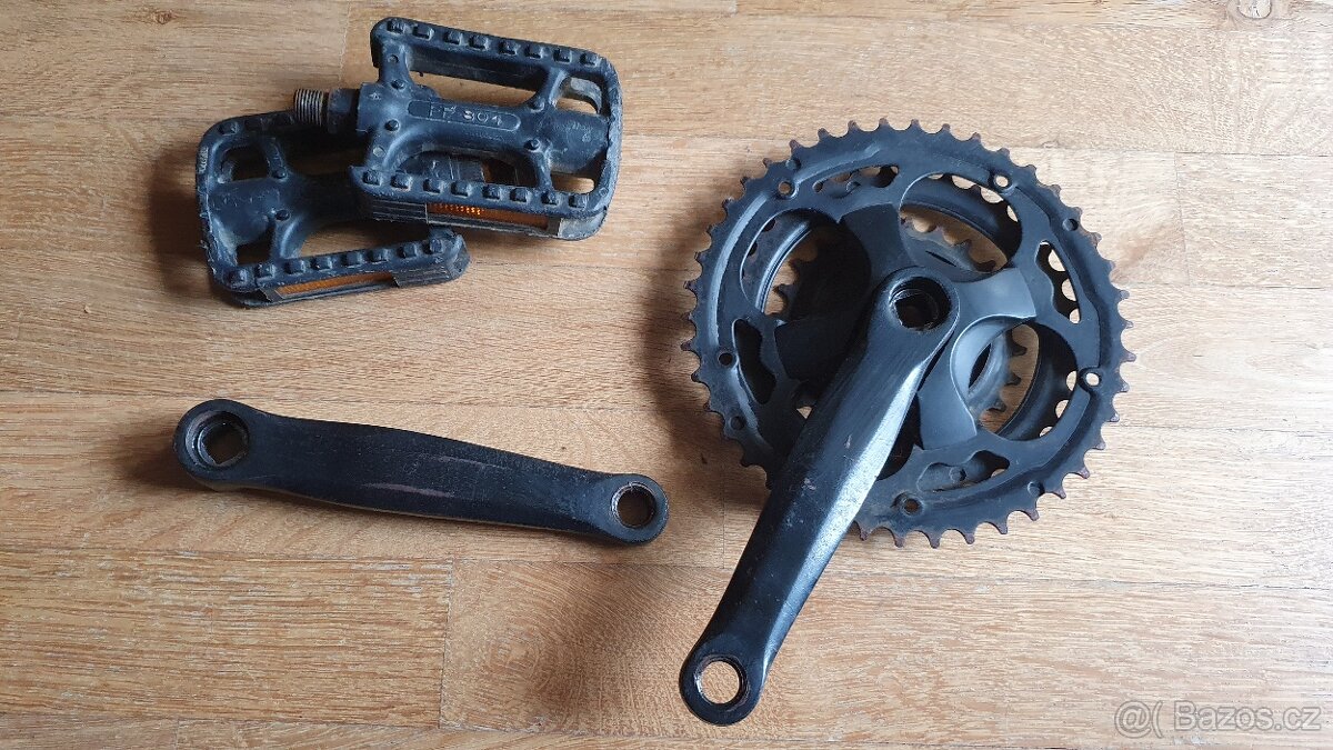 Kliky, pedály, převodník 24x34x42/170