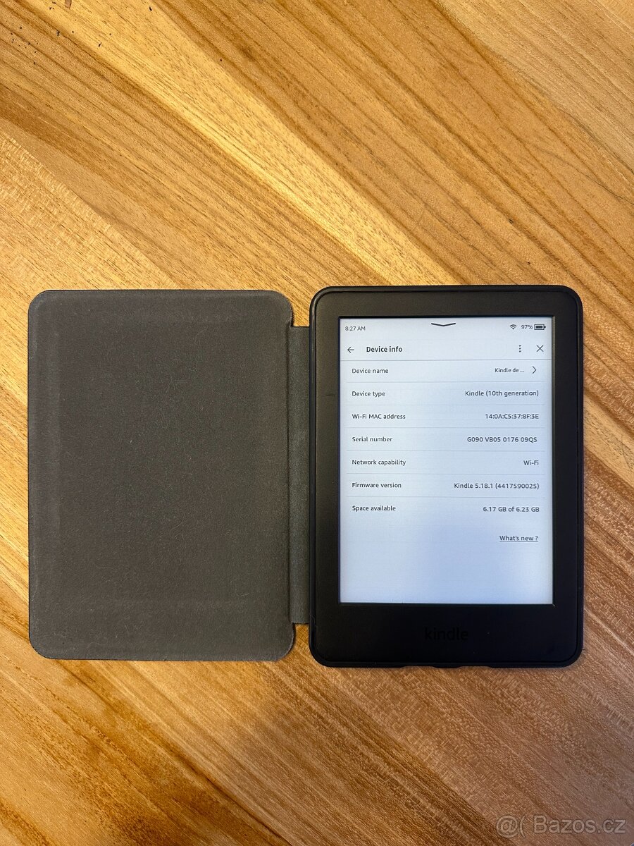 Čtečka knih Amazon Kindle 10. gen 8GB černá + obal 2