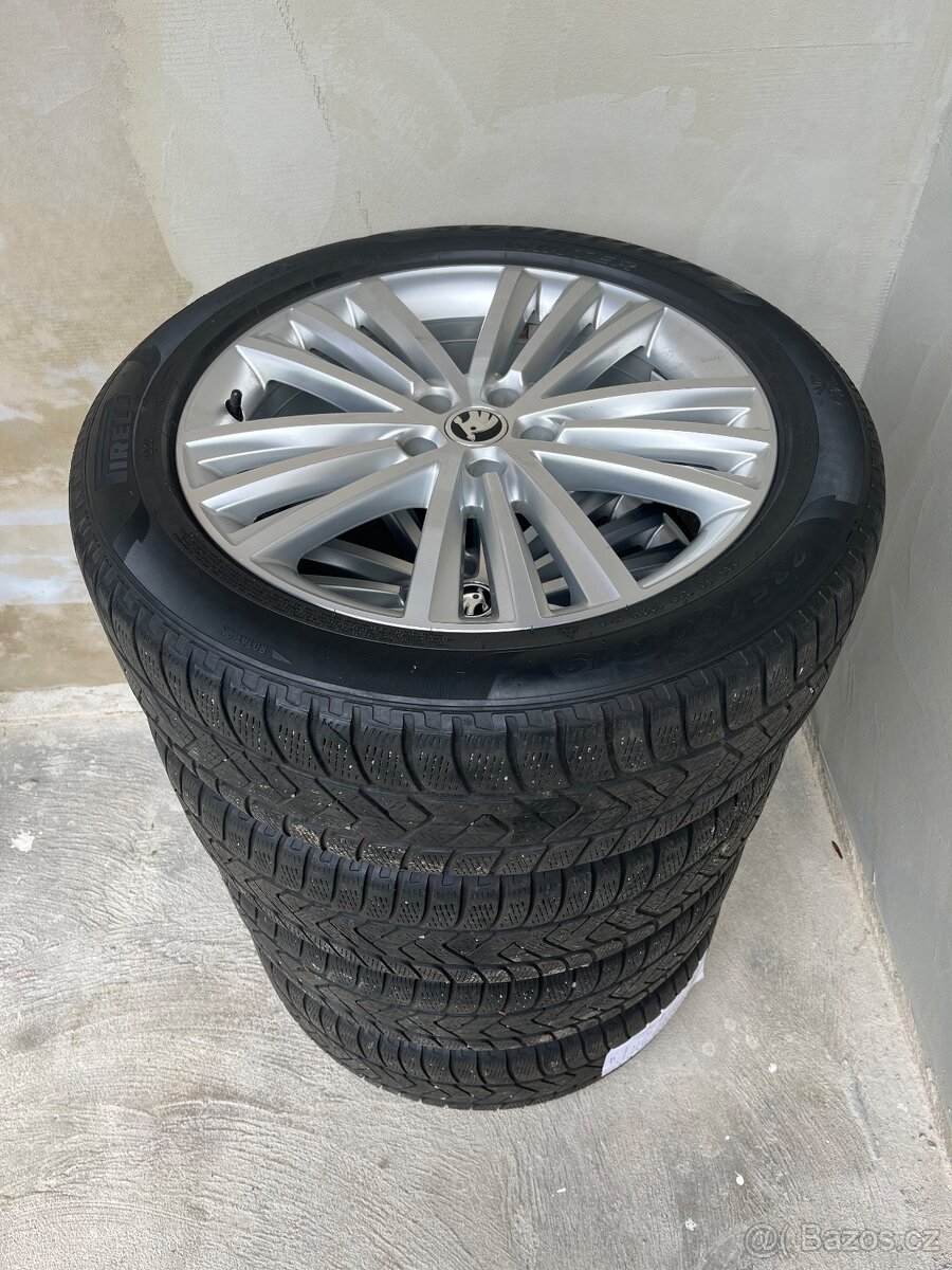 Prodám originál kola ze Škoda Kodiaq r19 zimní