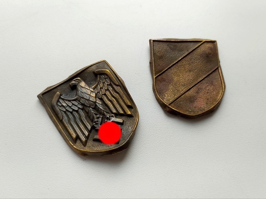 Originál znaky klobouk Afrikakoprs DAK helma přilba