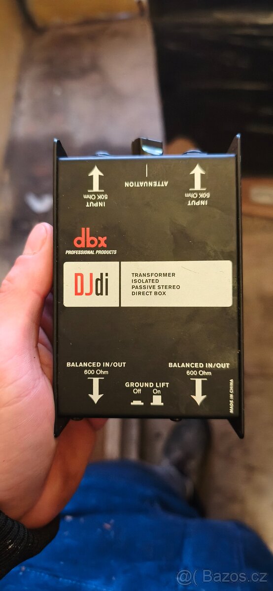 dbx DJdi Two-Channel Passive DI Box