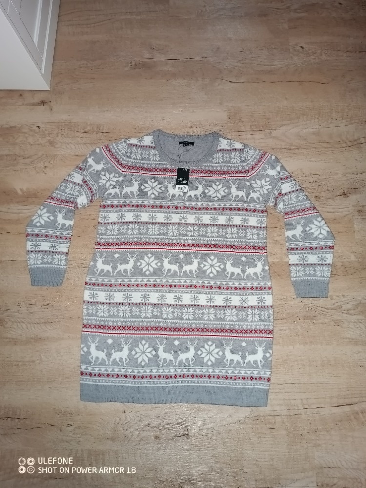 NOVÉ - Dámské vánoční šaty Esmara vel. 44/46 (L)