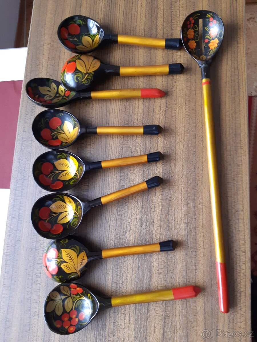 dřevěné lžičky