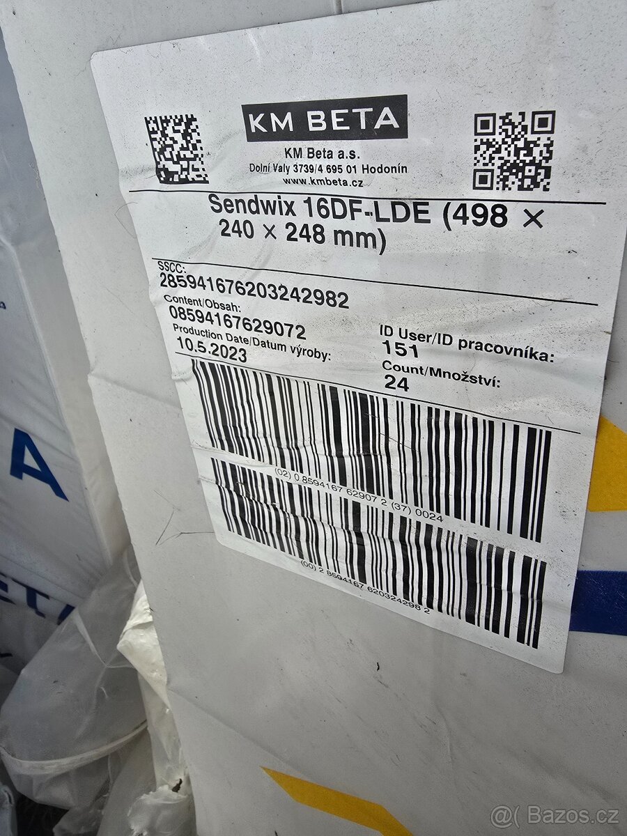 Tvárnice KM Beta Sendwix 16 DF-LDE