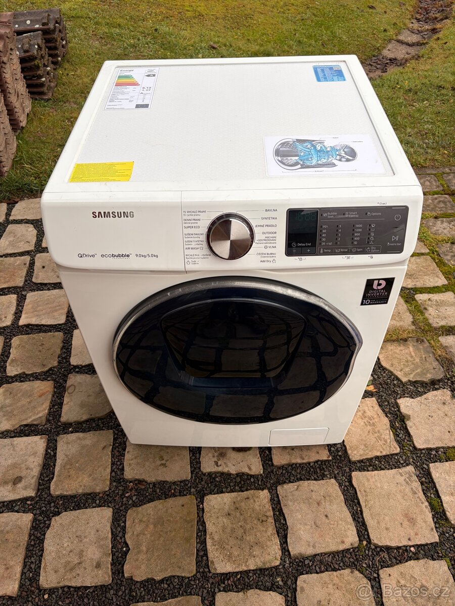 Prodám pračku se sušičkou Samsung – QDrive, EcoBubble
