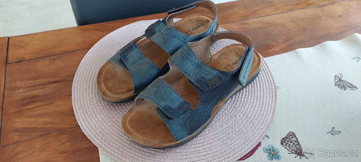 Pánské kožené sandály 45 zn.Inblue