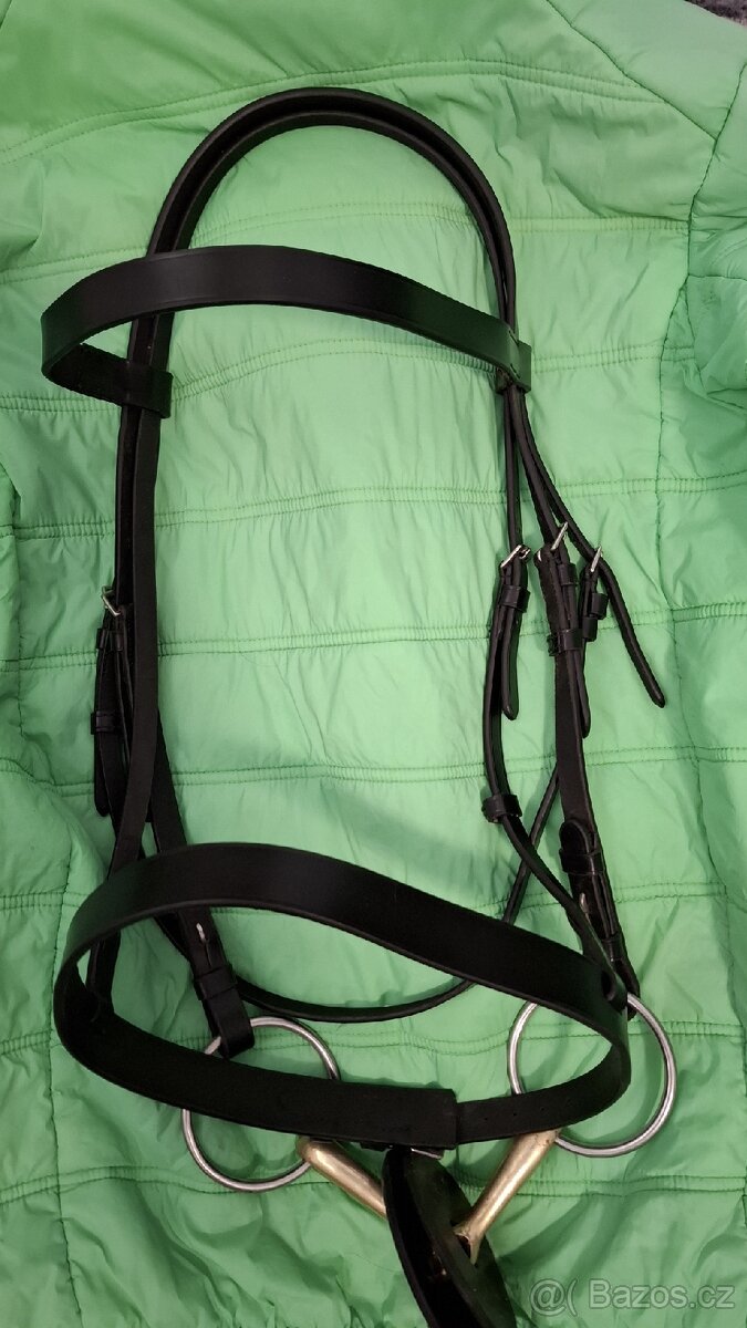 Černá uzdečka Gara, vel. Full