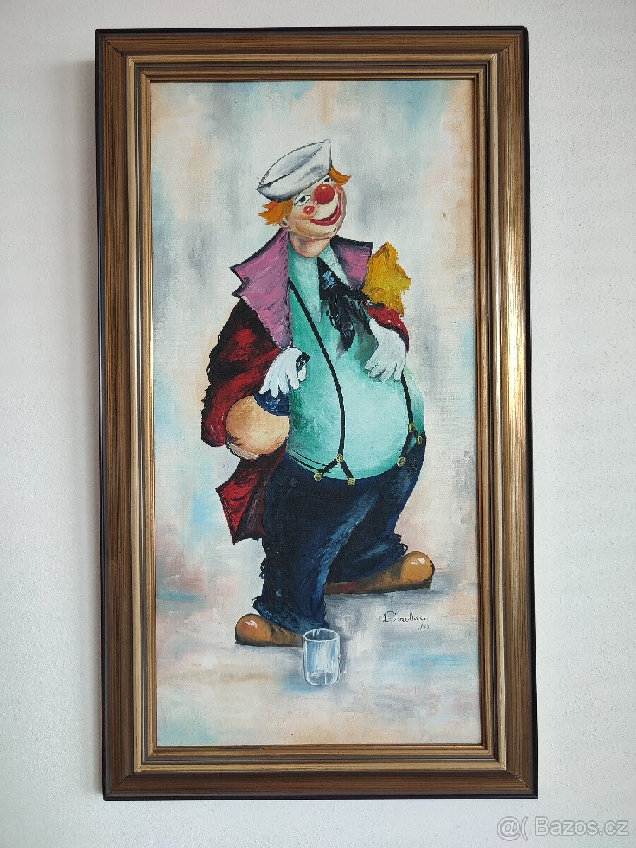 OBRAZ ,, DRUNK CLOWN".