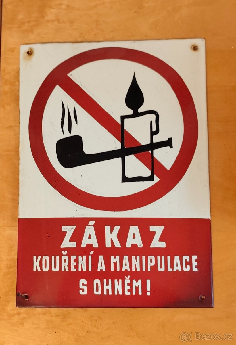 Smaltovaná cedule