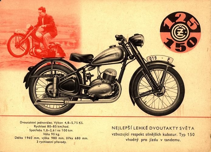 ČZ 125C, ČZ 150C