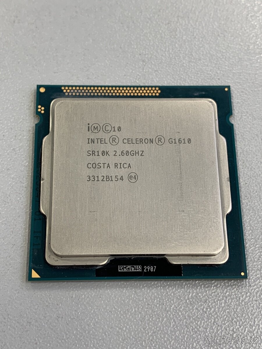Intel Celeron Procesor G1610 2M Cache 2.60 GHz, 100% stav