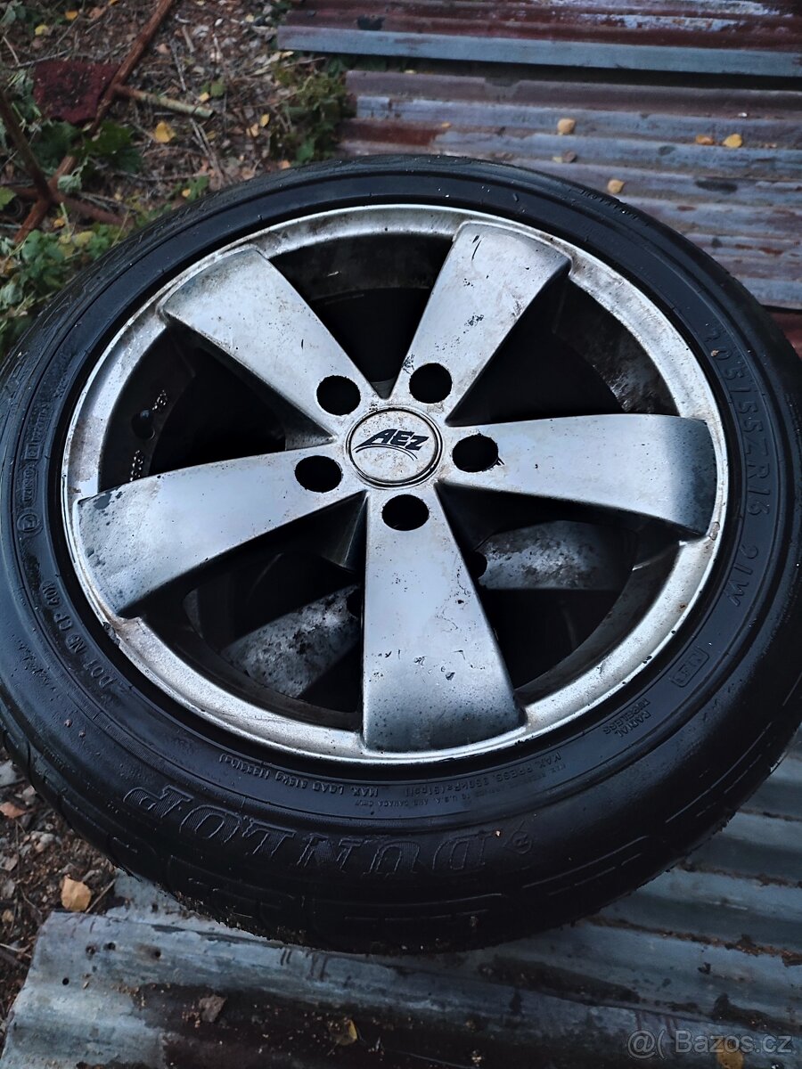 Alu kola včetně pneu audi 5x112 letní