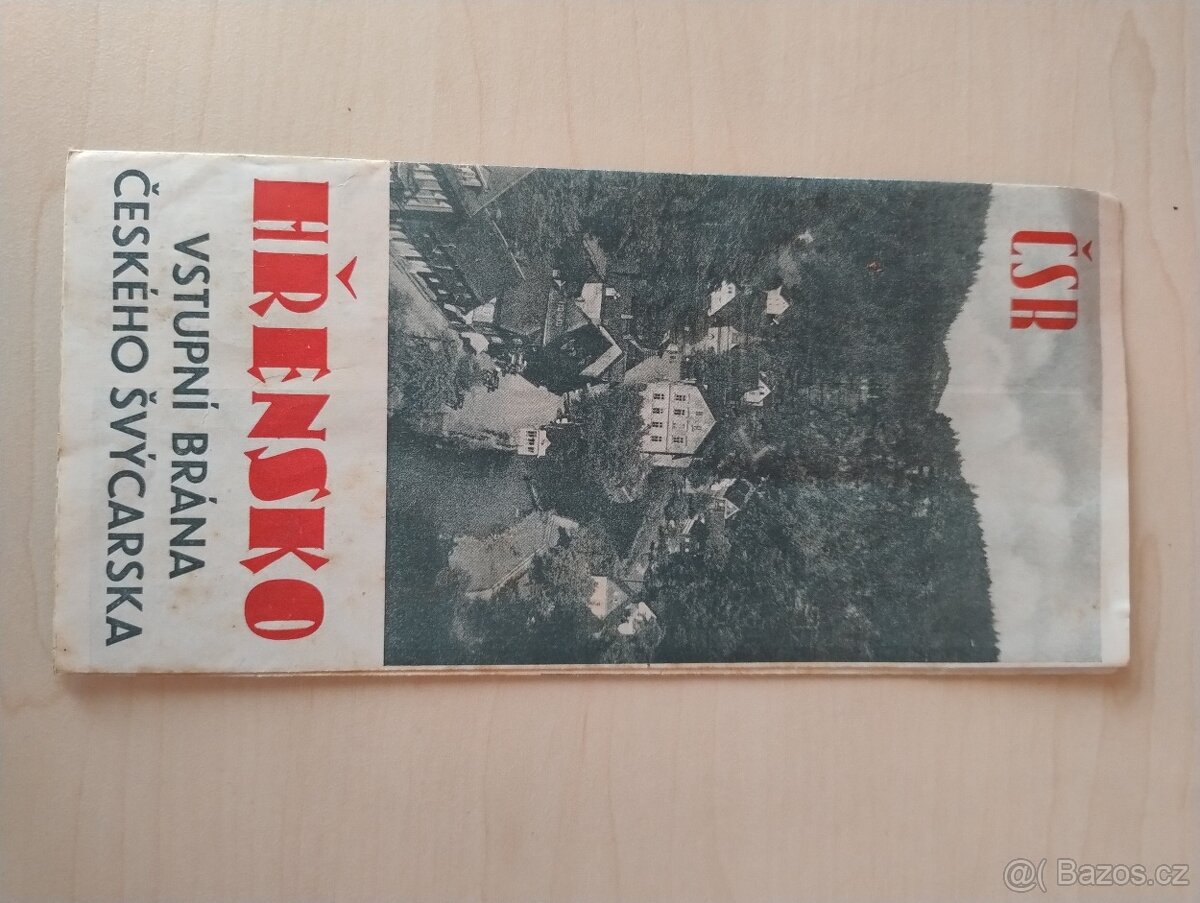 Hřensko brožura velmi stará