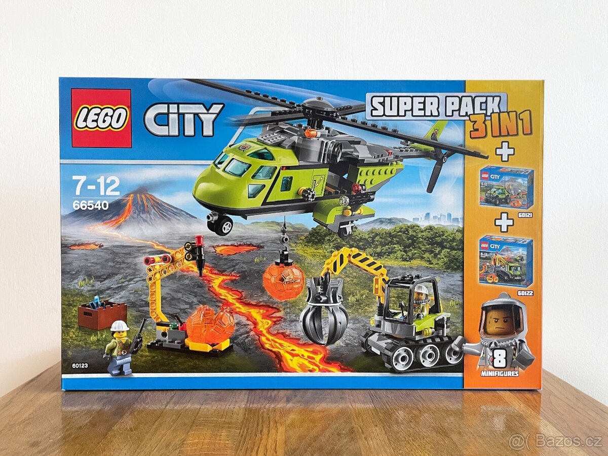 nové Lego City 66540 Výhodné balení sopeční průzkumníci