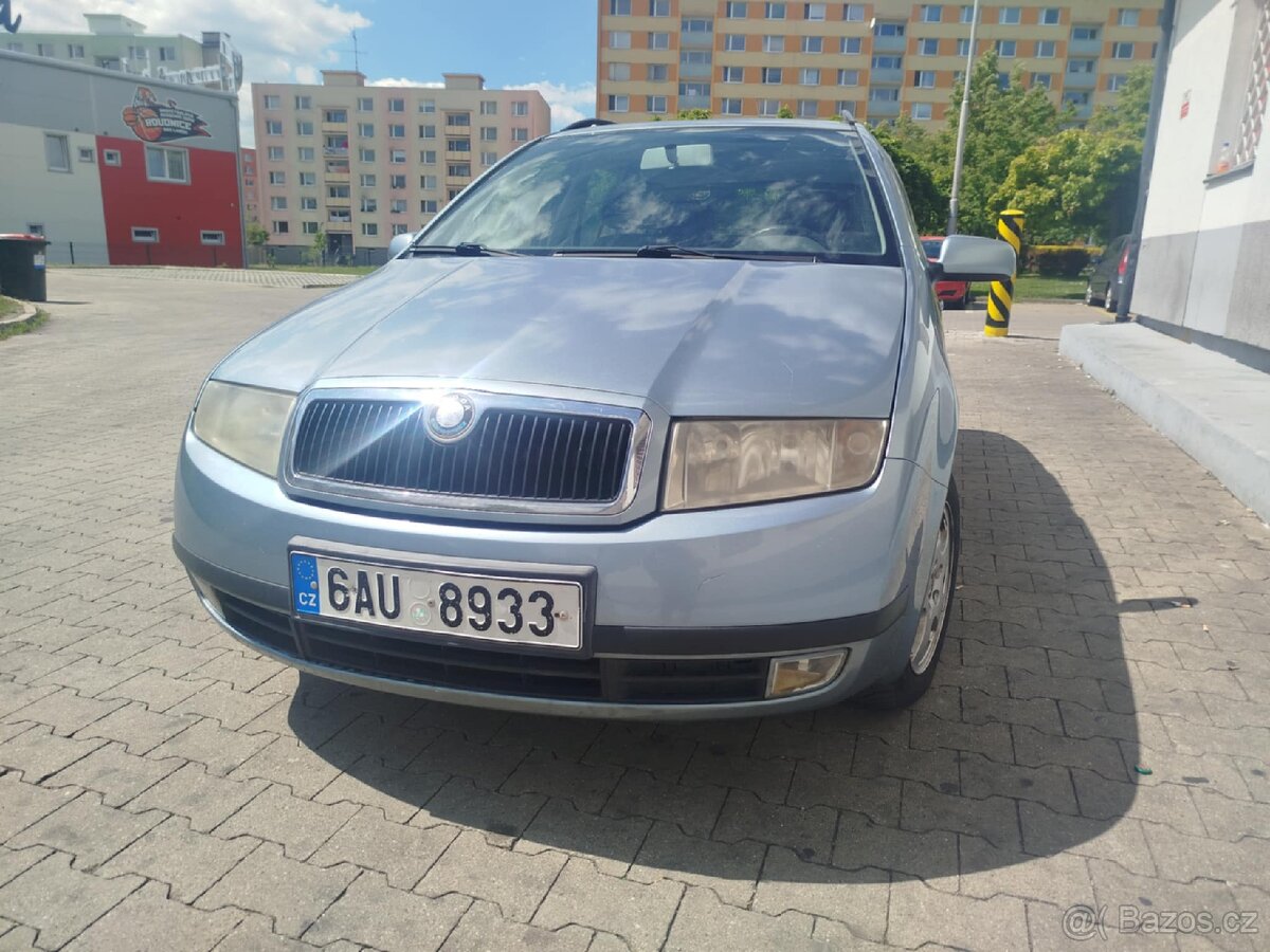 Škoda fabia 1, 9 TDI 74 kW.