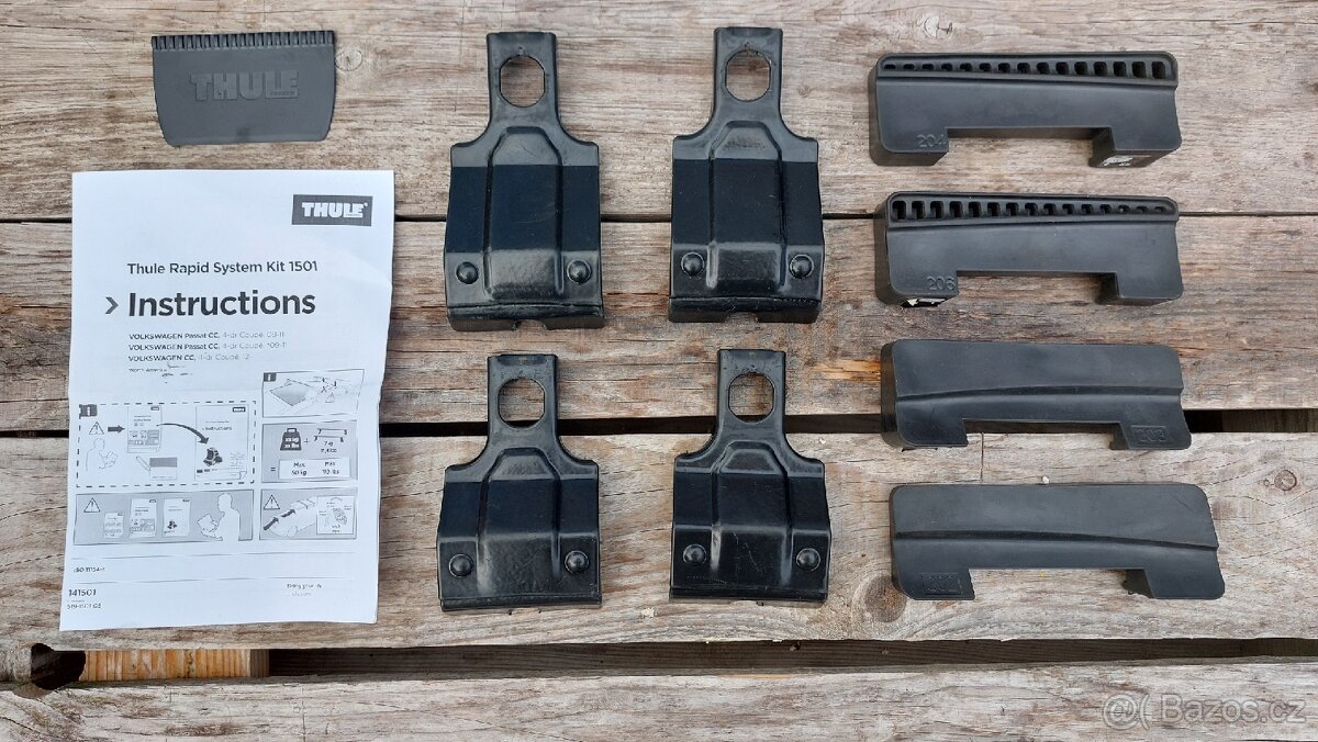 Kit Thule 1501 - VOLKSWAGEN Passat CC, 4-dr, 08-11, 12-