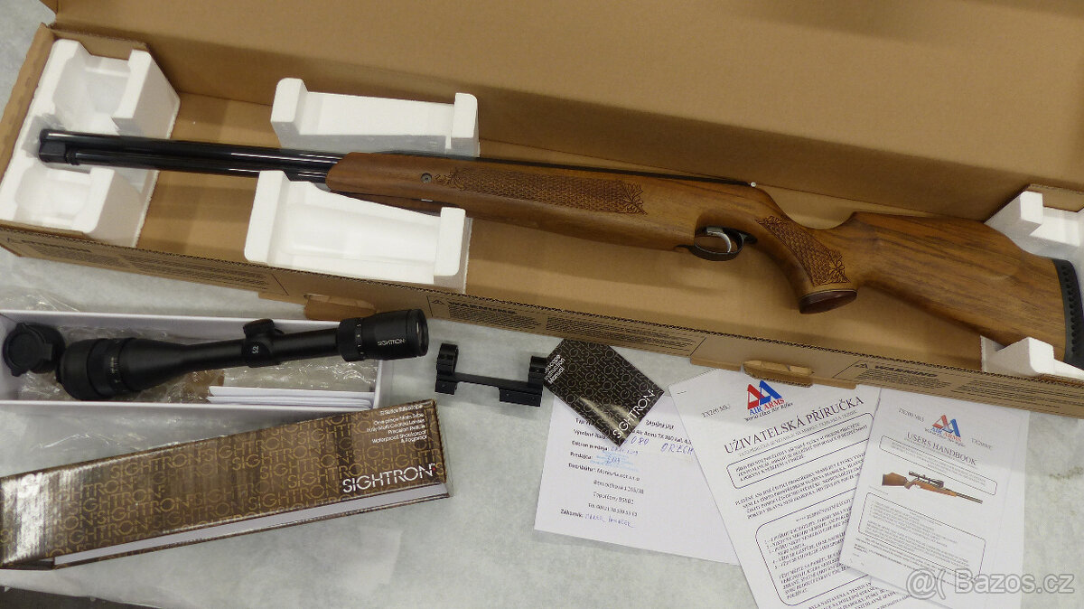 Vzduchovka Air arms tx 200 orech.