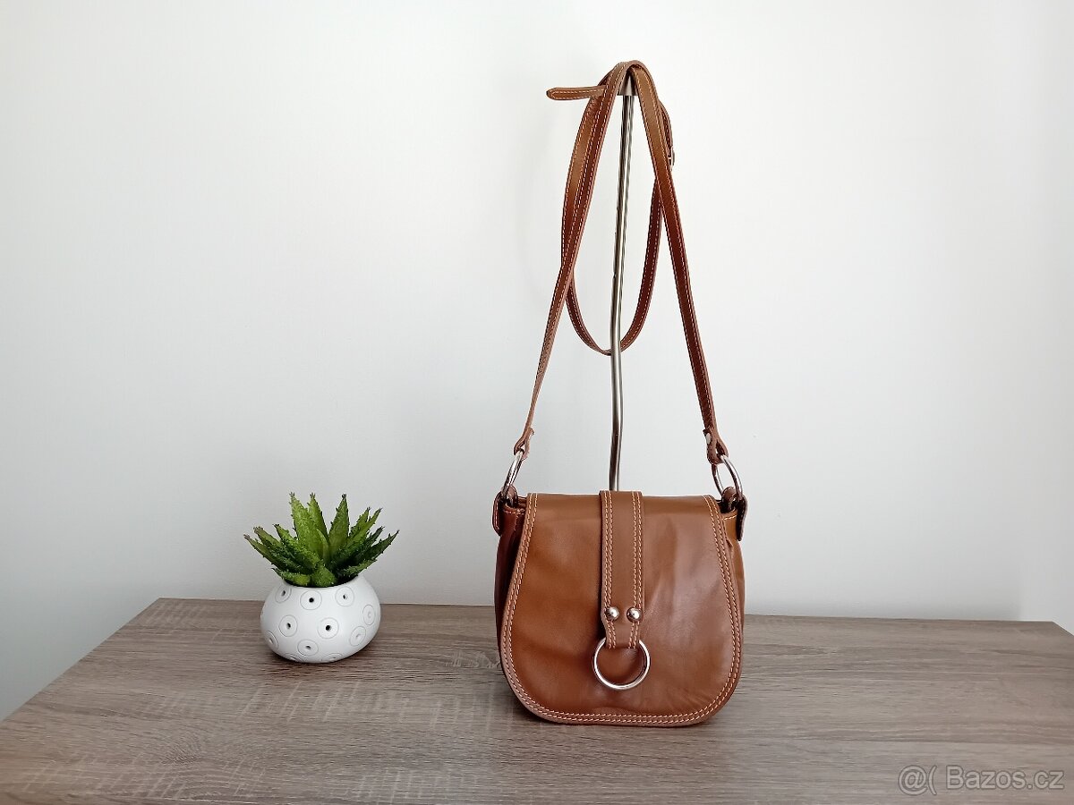 Genuine Leather dámská malá kabelka kožená
