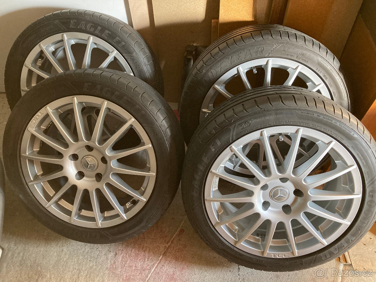Sada letních kol 17" 5x112 s pneu Good Year Eagle 225/45/R1
