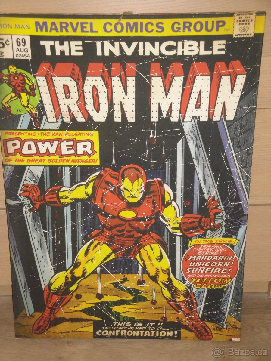 Stavebnice Lego, Iron Man plakáty, deskovka, oko - mikroskop
