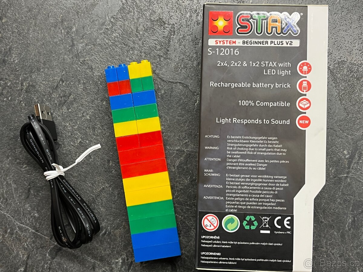 LEGO Light STAX kostky + USB kabel