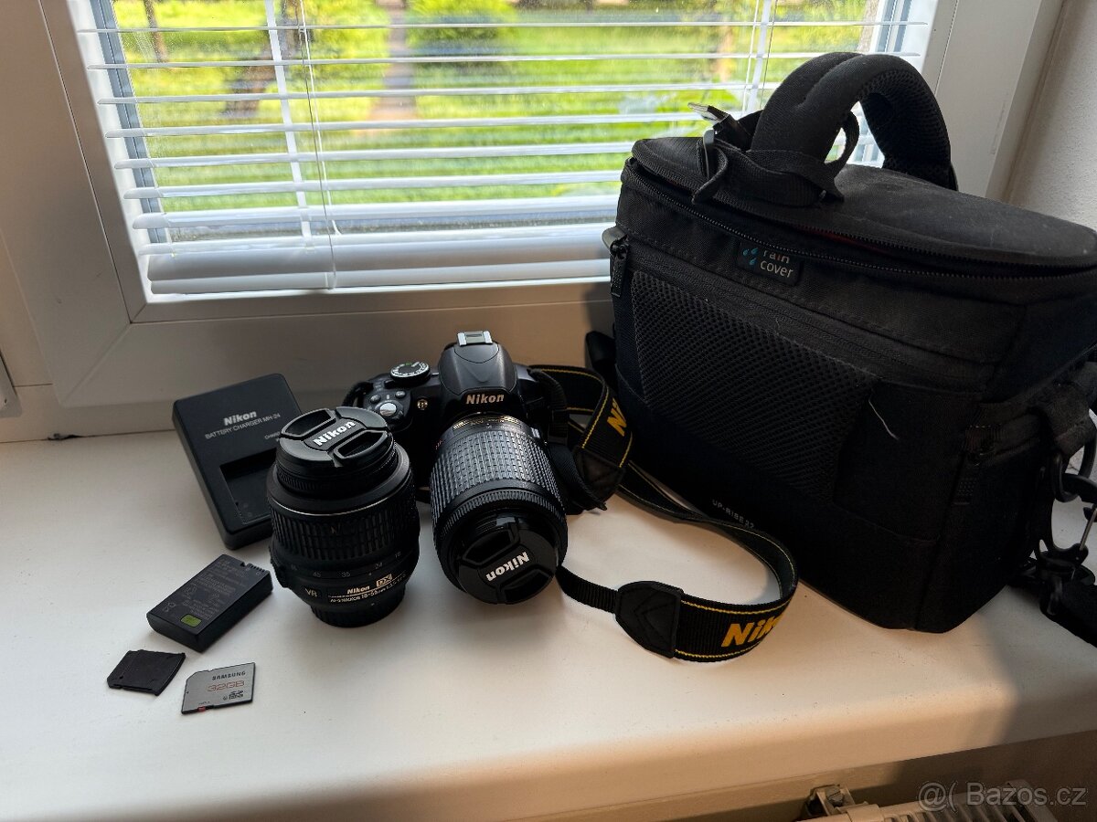 Nikon D3100 + objektivy