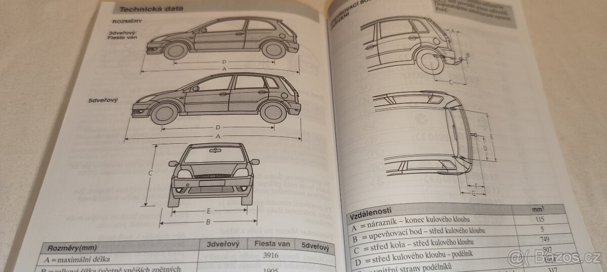 FORD FIESTA 5 - návod k obsluze – uživatelská příručka