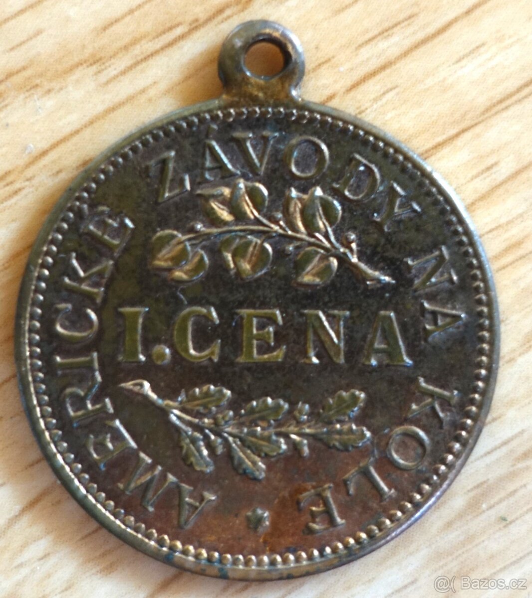 Medaile - Jubilejní výstava v Praze. 1. cena 1908