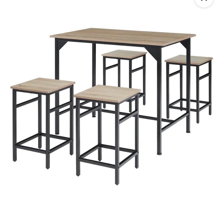 barový set, bistro set, židle a stůl, 4+1