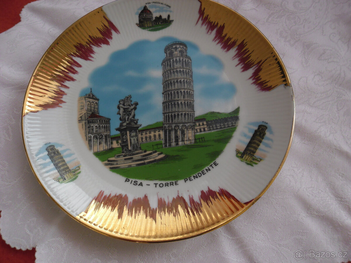 Porcelánový talíř Pizza