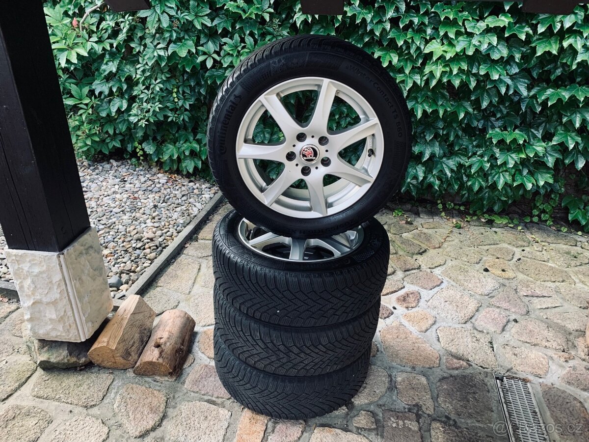 ŠKODA ALU KOLA - 205/55/R16 zimní pneu