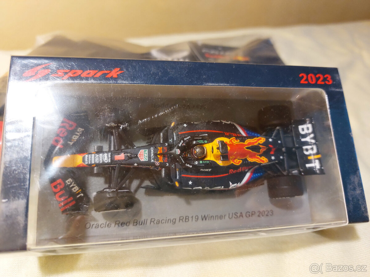 Max Verstappen 2023 Red Bull RB19 USA Austin F1 model 1:43