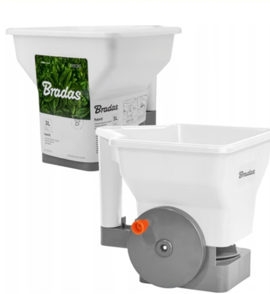 Ruční metač, rozmetač hnojiva, ruční secí stroj