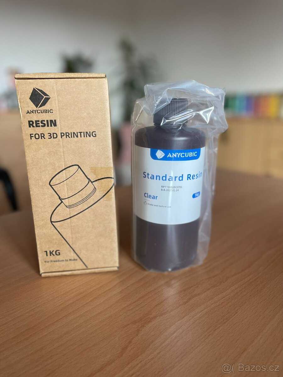 Anycubic Resin Clear pryskyřice 1 kg - více barev a kusů