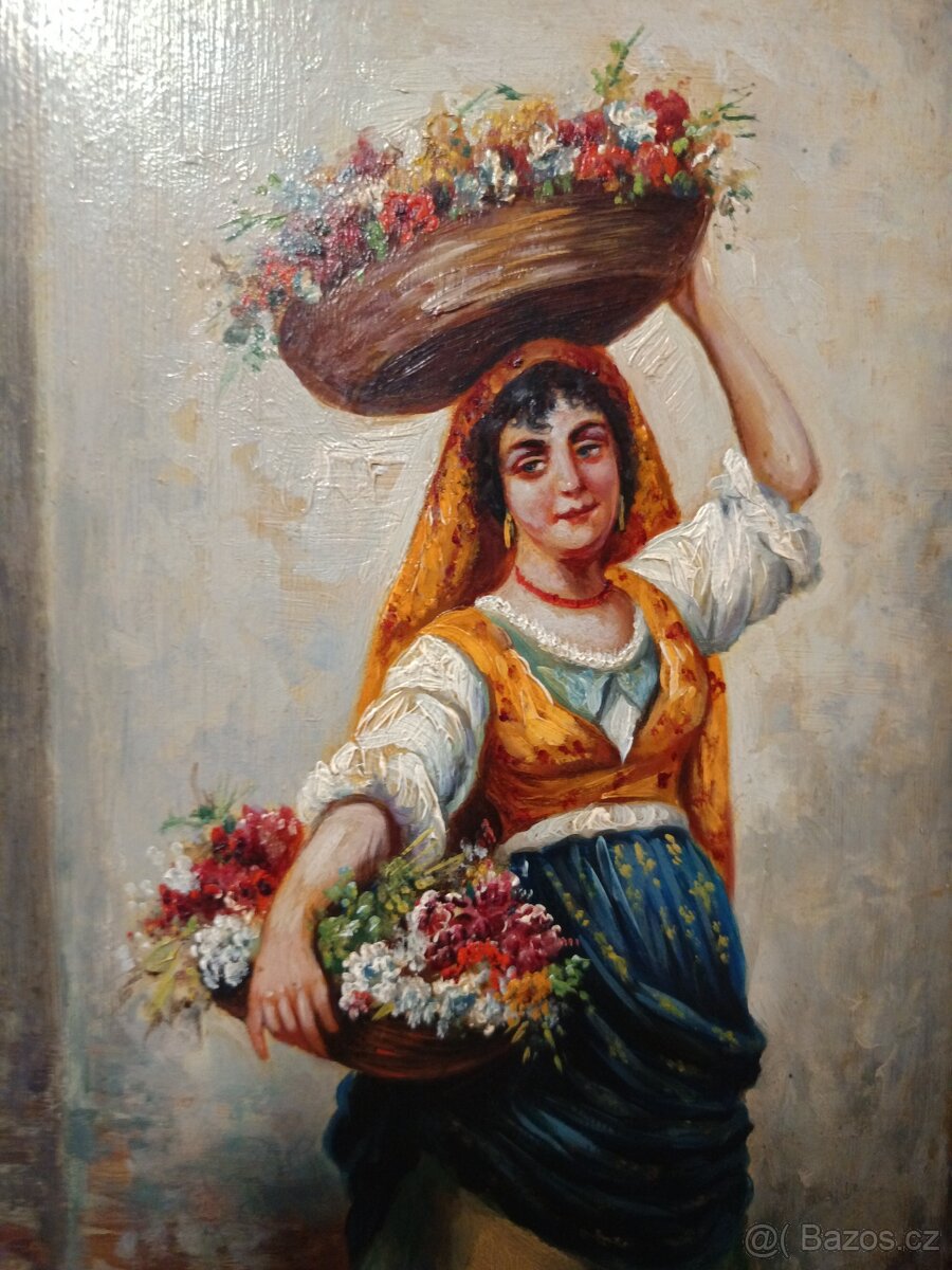 Obraz na dřevo.Profesor Bartoš