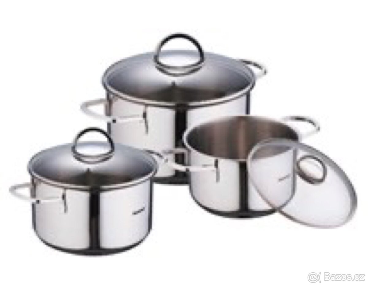 Sada hrnců Pyrex 6 dílná