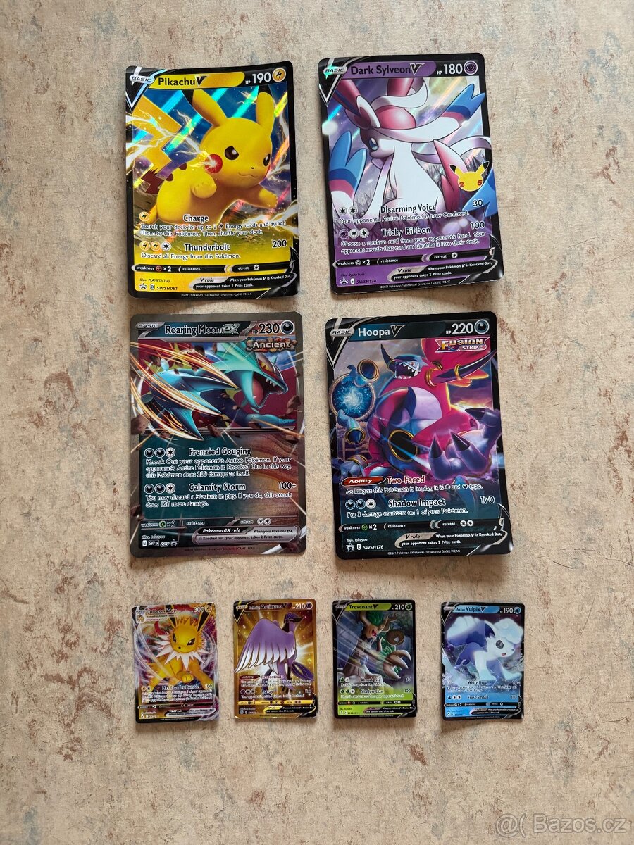 Pokémon - vzácně karty