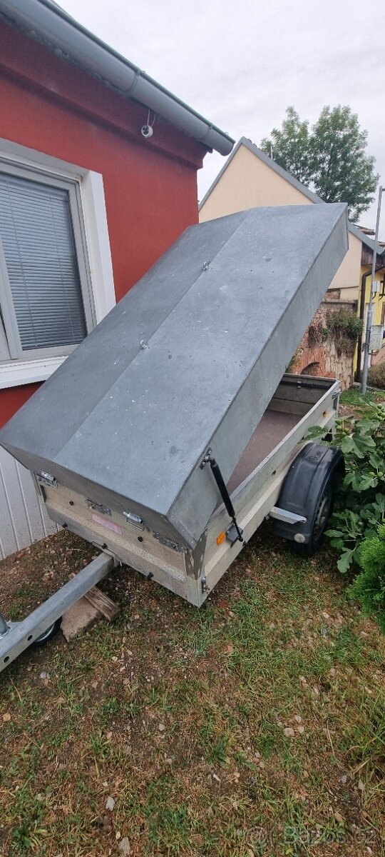 Víko pozink na přívěsný vozik