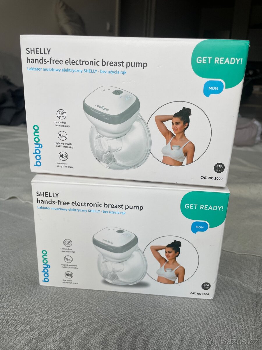 Elektrická hands free odsavacka BabyOno (2ks)